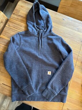 Carhartt Navy Heather Pullover Hoodie